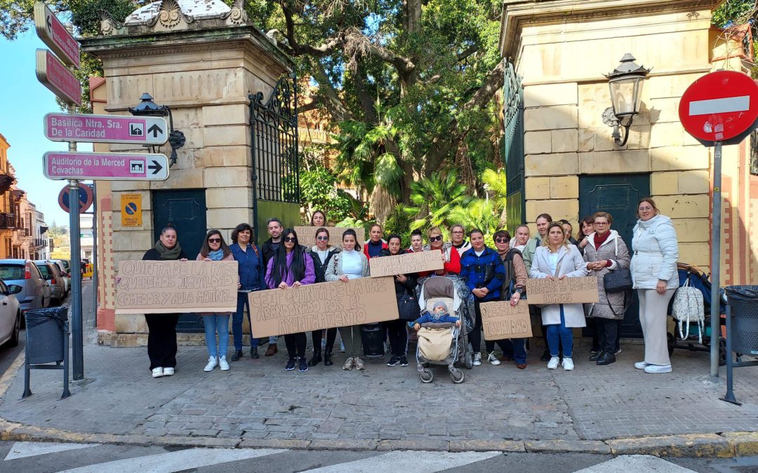 IU reclama el comedor y aula matinal para Quinta de La Paz