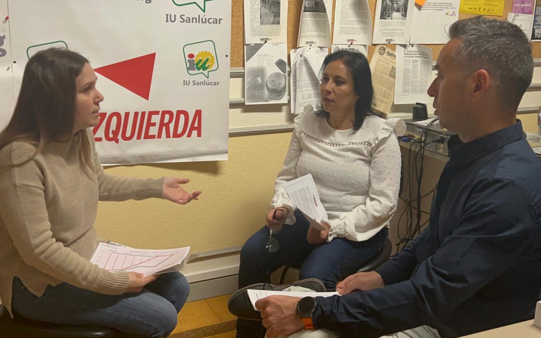 IU Sanlúcar traslada a las guarderías de Sanlúcar la moción que va a presentar a pleno en defensa de sus intereses